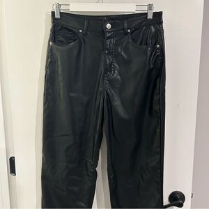 Black Leather Pants
